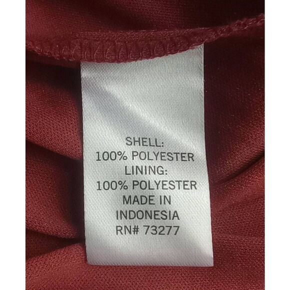 EVRI terra cotta- animal print, pleated, plisse maxi skirt, size 22W - Picture 4 of 4